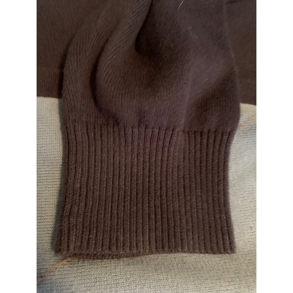 Perry Ellis 1/4 Zip Men's Sweater Pullover Argyle Mock Rockabilly Preppy Core Bl - Picture 10 of 10